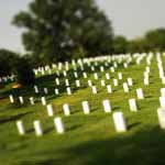Grieving at graveyard