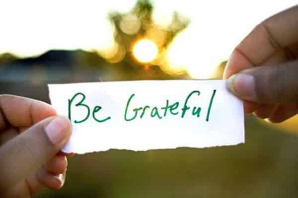 Be Grateful