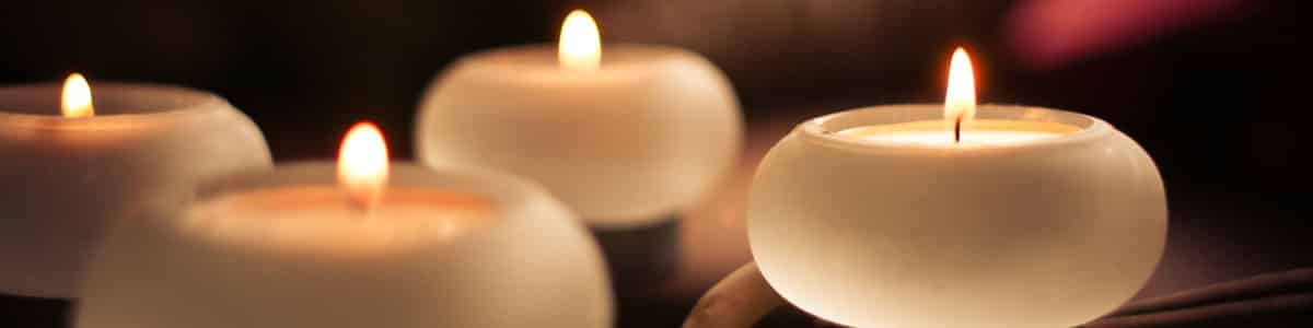 Candles burning