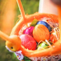 Colorful Easter eggs