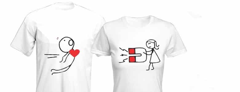 T-shirt for couples.