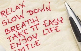 Learn to relax to reduce stress.