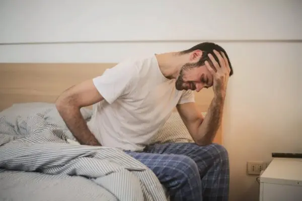 A man having a libido problem.